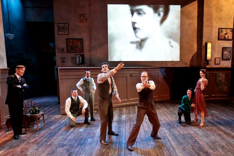 The cast of The Blue Flower.